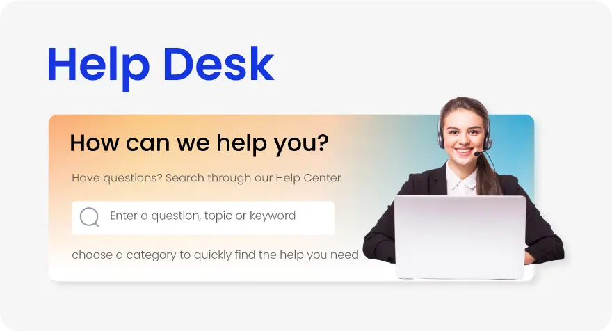 EngageBay customer support helpdesk interface